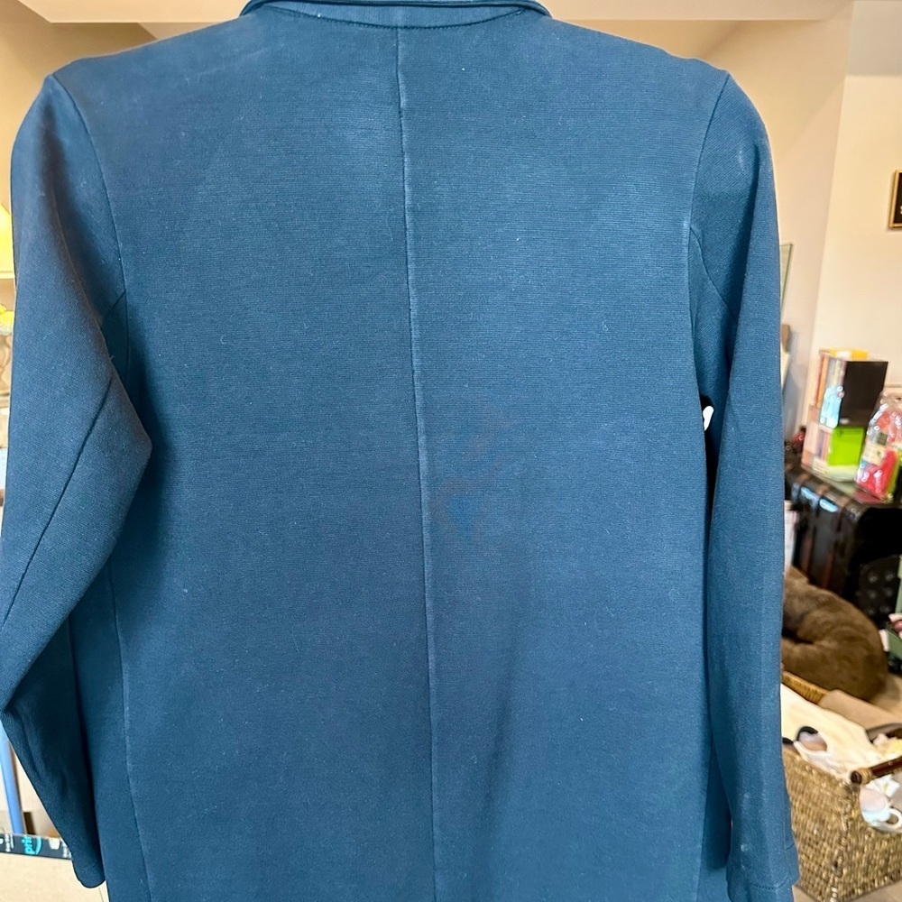 Agnes b Black Cotton Duster Jacket - Picture 8 of 9
